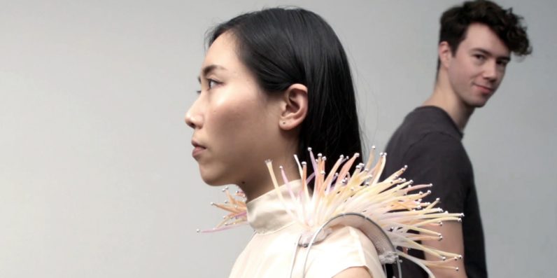 Crazy shoulder wearable wants to help you attract a mate