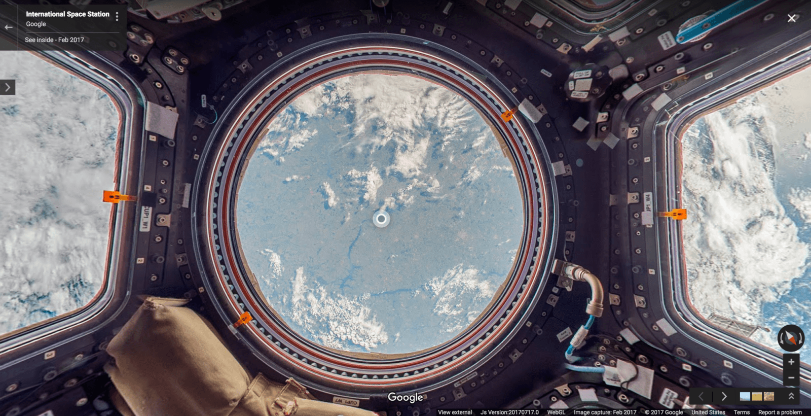 Google Street View is now in outer space too